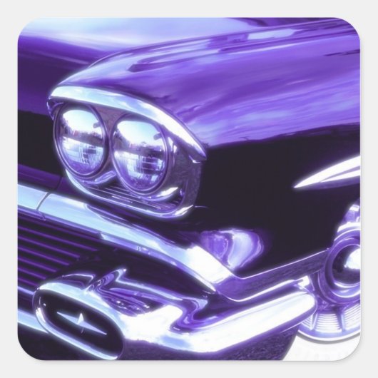 クラシックな車: 1958年のシボレー スクエアシール (正面)