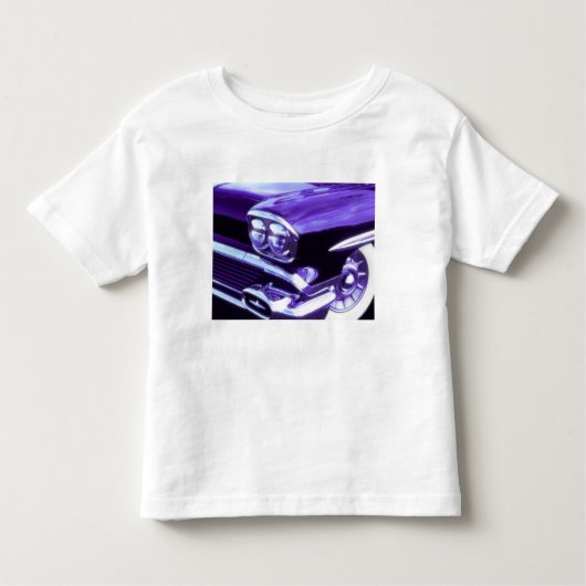 クラシックな車: 1958年のシボレー トドラーTシャツ (正面)