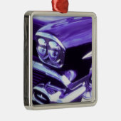 クラシックな車: 1958年のシボレー メタルオーナメント (右)