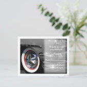 クラシックな車iiiのrsvp 出欠カード (スタンド正面)