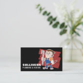 クラシックな配管工, 配管工, 配管 名刺 (スタンド正面)