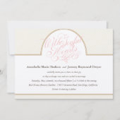 クラシックな金ゴールドのストライプな結婚式招待状 招待状 (正面)