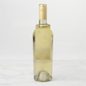 クラシックな金質のテンプレート ボトルネックタグ (ボトル)