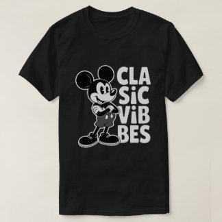 クラシックな雰囲気のレトロ風カートゥーンマウスTシャツデザイン,  Tシャツ