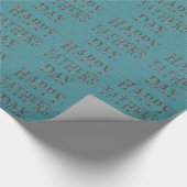 クラシックな青は父の日の包装紙に乗ります ラッピングペーパー (角)