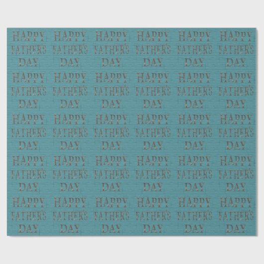 クラシックな青は父の日の包装紙に乗ります ラッピングペーパー (フラット)