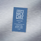 クラシックな青天気の良い日を過します マグネット名刺 (インサイチュ)