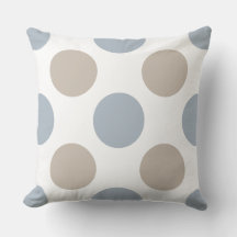 クラシックな青茶色白の水玉模様