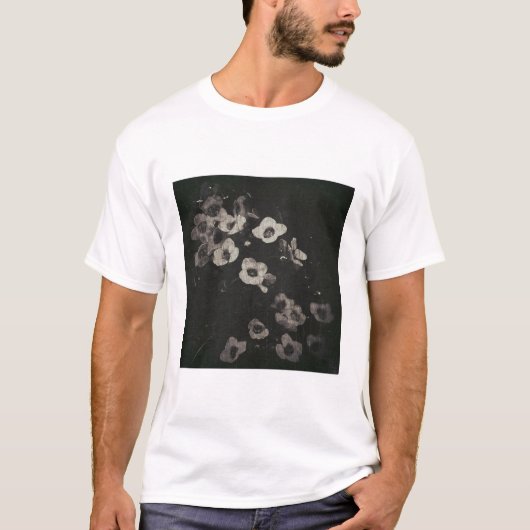 クラシックな黒と白のスタイルTシャツ Tシャツ (正面)