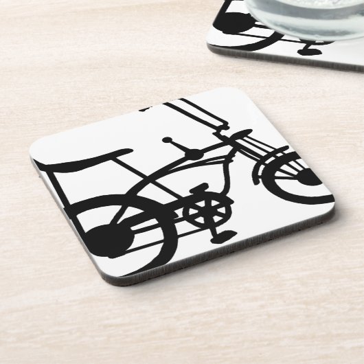 クラシックな60年代のバイクBICYLE SCHWINNのアカエイのバイク コースター (左側)