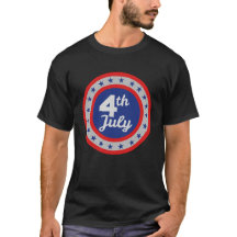クラシックな7月4日 独立記念日Tシャツ