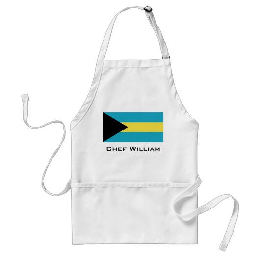 クラシックなBahamianの旗 スタンダードエプロン (正面)