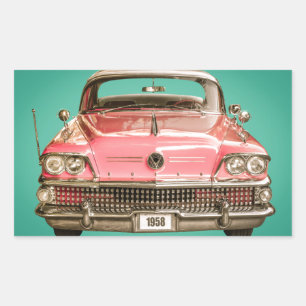 クラシックなBuick 1958世紀車 長方形シール