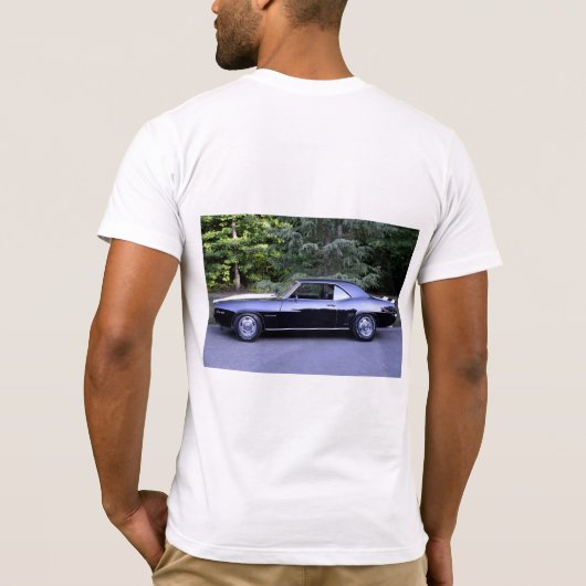 クラシックなChevy Camaro Z28 Tシャツ (裏面)