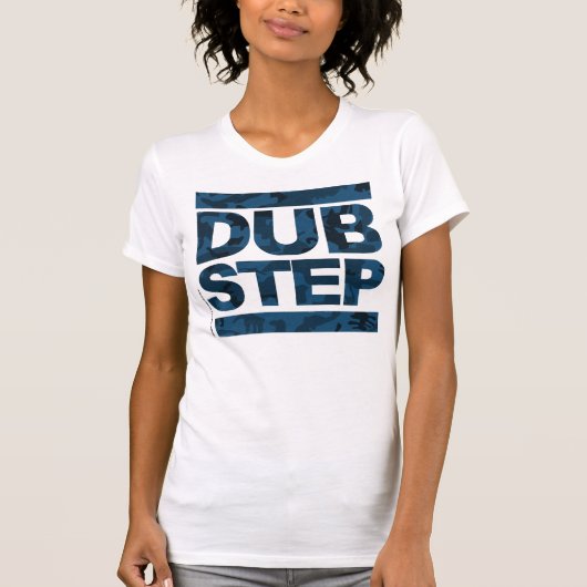 クラシックなDubstepの迷彩柄の正方形 Tシャツ (正面)