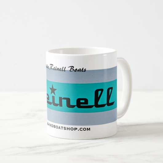 クラシックなReinellのボートのコーヒー・マグ コーヒーマグカップ (正面右)