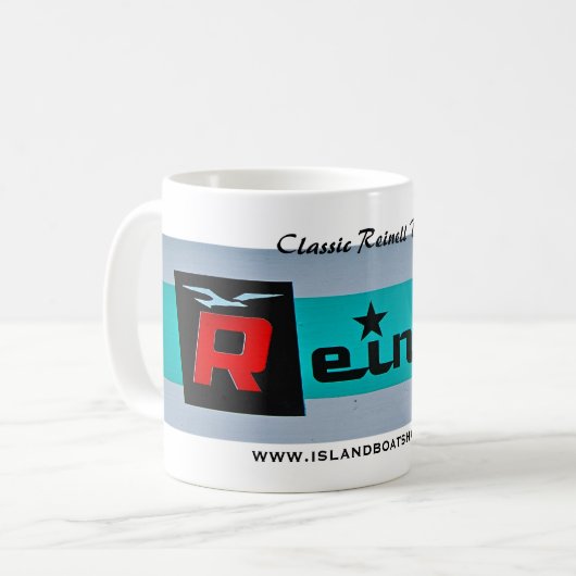 クラシックなReinellのボートのコーヒー・マグ コーヒーマグカップ (正面左)