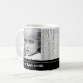 クラシックによって水漆喰を塗られる板のマグ コーヒーマグカップ (正面左)