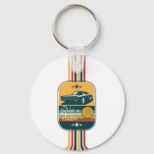 クラシックに乗る キーホルダー (正面)