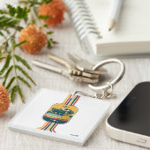 クラシックに乗る キーホルダー (正面右)