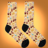 クラシックのおいしいコーヒーとペストリー ソックス