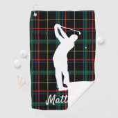 クラシックのスコットランド柄  ゴルフタオル (インサイチュ)