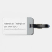 クラシックのバットマンロゴのこうもり ラゲッジタグ (裏面横)