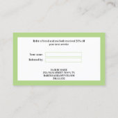 クラシックのホタテガイが友人を参照 紹介カード (裏面)