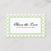 クラシックのホタテガイが友人を参照 紹介カード (正面)