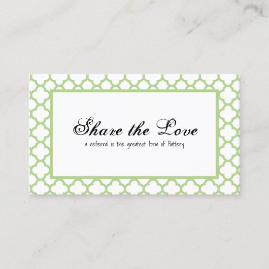 クラシックのホタテガイが友人を参照 紹介カード (正面)