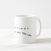 クラシックのマグ厄介な問題 コーヒーマグカップ (正面右)