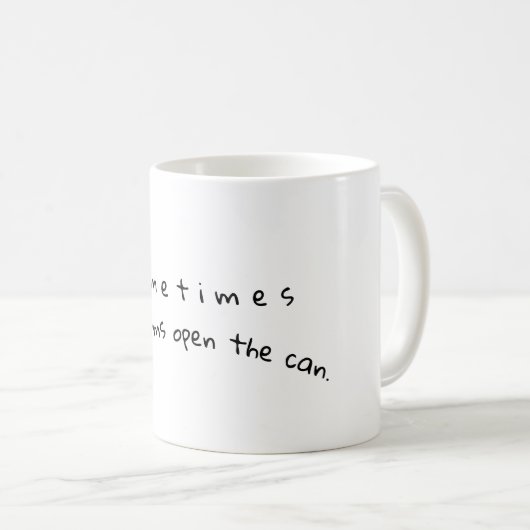 クラシックのマグ厄介な問題 コーヒーマグカップ (正面右)