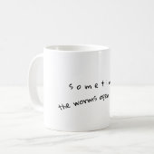 クラシックのマグ厄介な問題 コーヒーマグカップ (正面左)