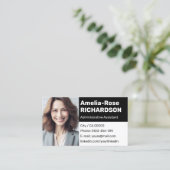 クラシックのミニマル求職者 名刺 (スタンド正面)