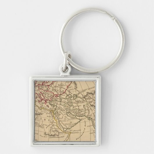 クラシックの世界地図 キーホルダー (正面)