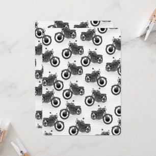 クラシックの古いバイクのパターン