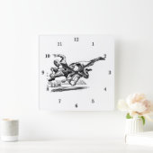 クラシックの壁掛け時計 スクエア壁時計 (ホーム)