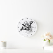 クラシックの壁掛け時計 ラウンド壁時計 (ホーム)