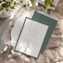 クラシックの斜角結婚式招待状 招待状