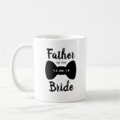 クラシックの父の花嫁の蝶ネクタイ コーヒーマグカップ (左)