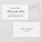 クラシックの父 名刺 (正面/裏面)