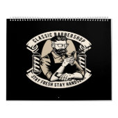 クラシックの理髪店は新たにハンサムなままでいる カレンダー (カバー)