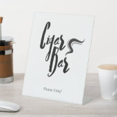 クラシックの結婚葉巻バー台座標識 台座サイン (インサイチュ)