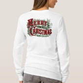 クラシックの聖降誕祭お目出とう Tシャツ (裏面)