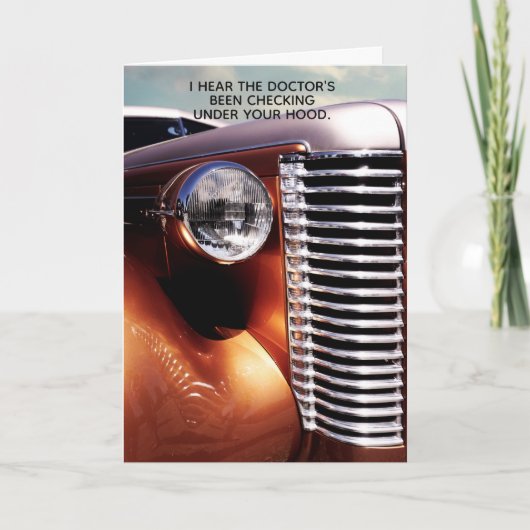 クラシックの車チェックでフードが良いカードを取る カード (正面)