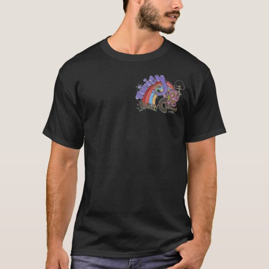 クラシックの黒 Tシャツ (正面)