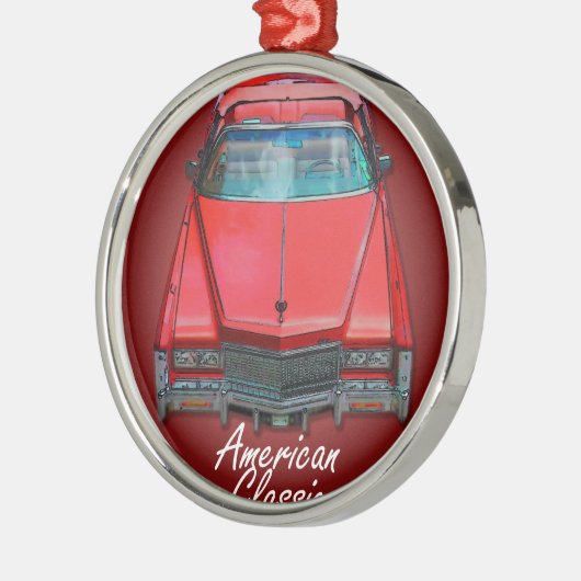 クラシックの1975年のCasillacのアメリカのEldorado メタルオーナメント (左)