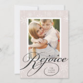 クラシックの |ホリデーフォトカード シーズンカード (正面)