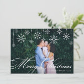 クラシックの | Merry Christmas Photo シーズンカード (スタンド正面)