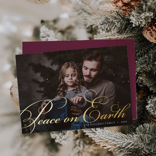 クラシックの | Peace on Earth写真 箔シーズンカード